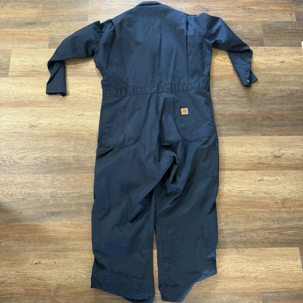 Big Ben Wrangler Navy Blue Coveralls Men's Sz 48R USA Workwear Mechanic
